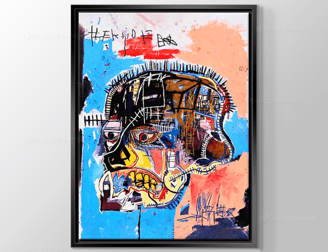Colorful Skull  Jean-Michel Basquiat