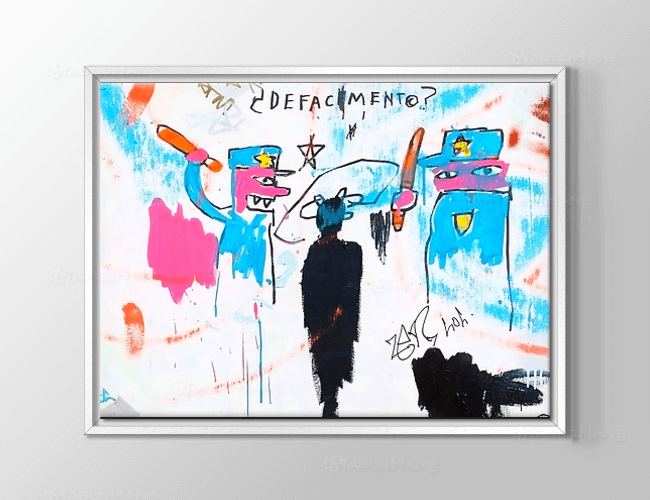 Defacement  Jean-Michel Basquiat