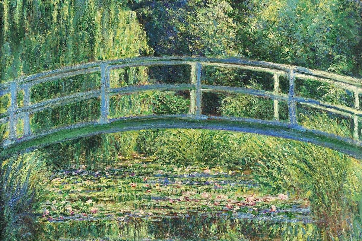 Claude Monet Japon Köprüsü Tablosu - The Japanese Footbridge