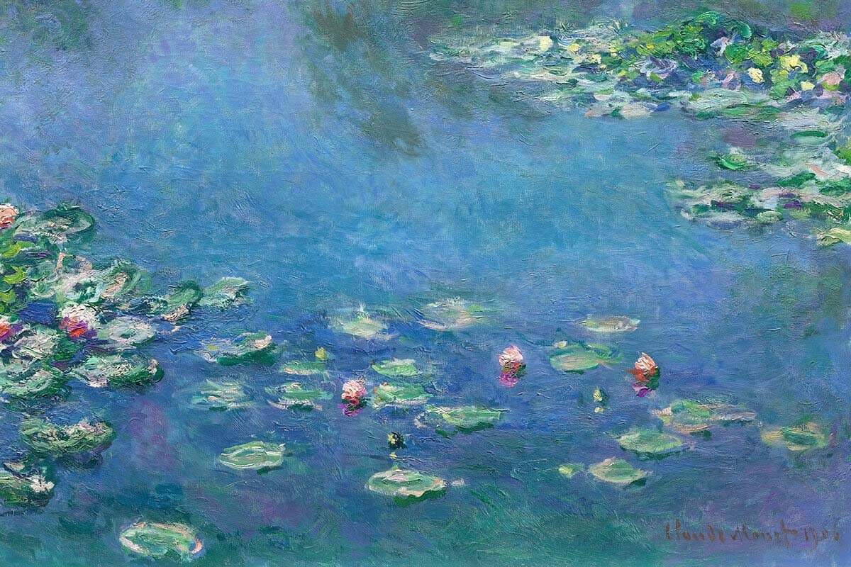 Claude Monet Nilüfer Tablosu - Les Nympheas