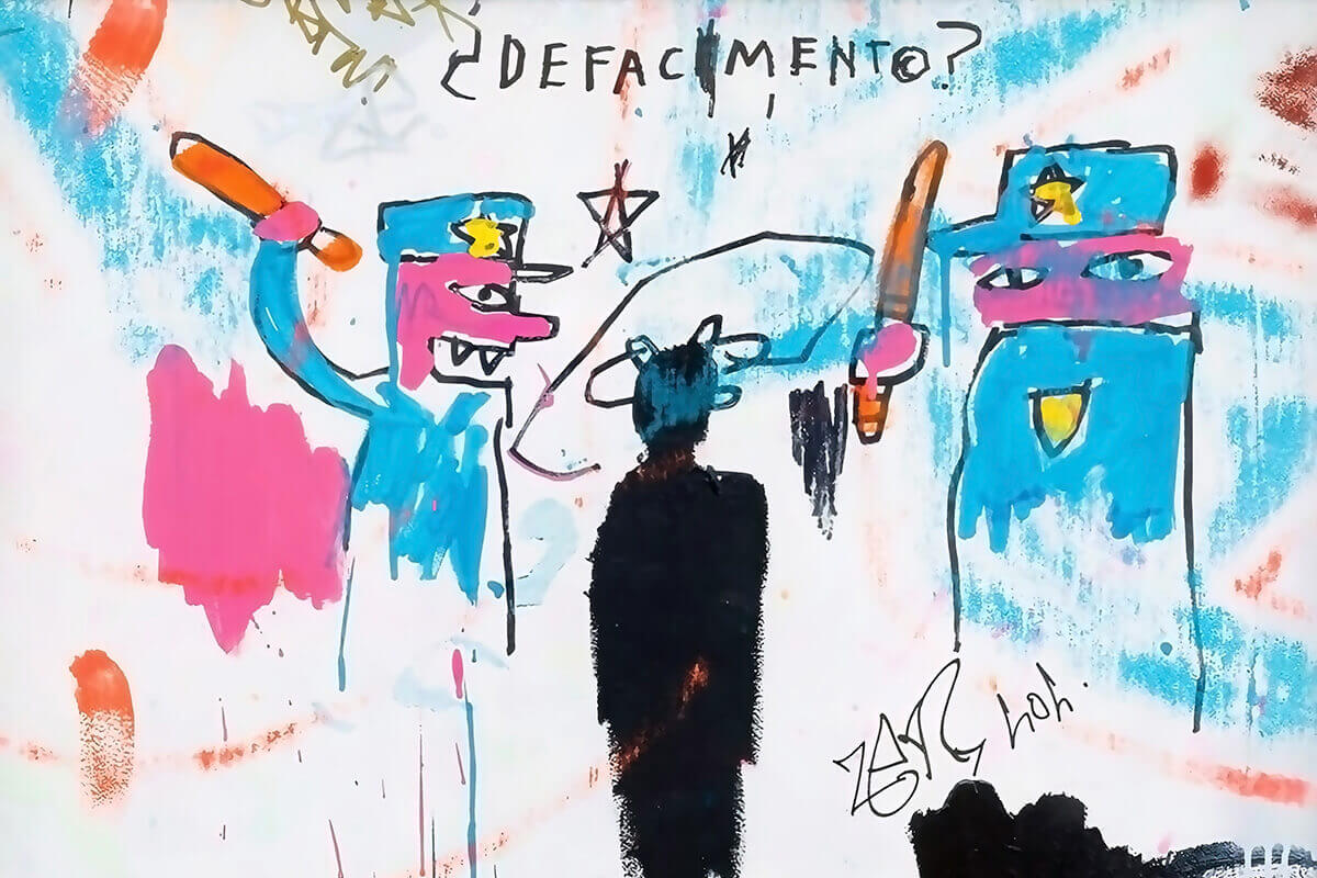 Jean Michel Basquiat : Defacement Tablosu