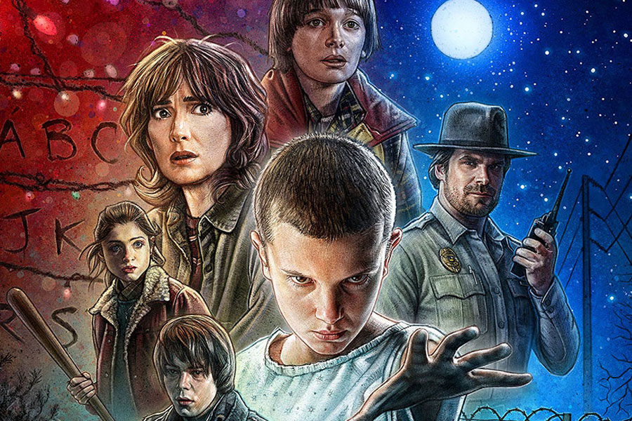 Stranger Things Kanvas Tablonu Tasarla!