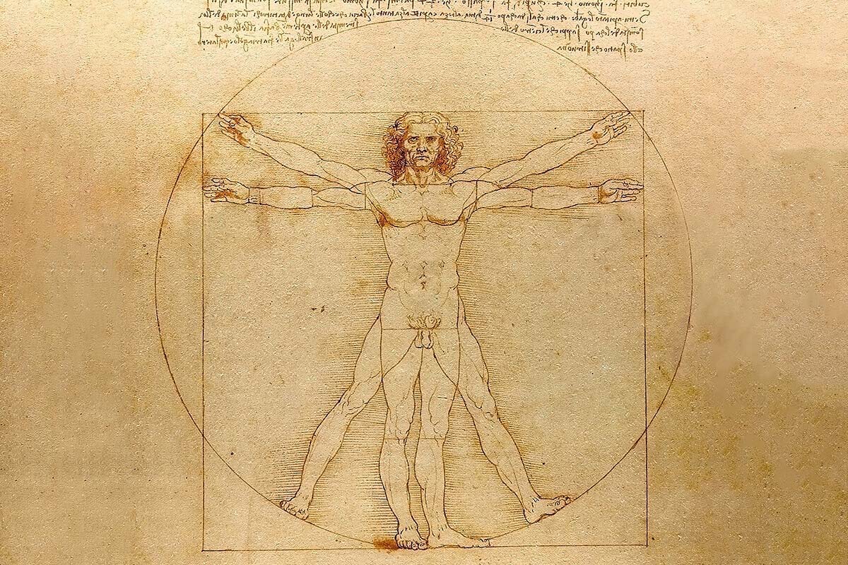 Leonardo da Vinci : Vitruvius Adamı Tablosu