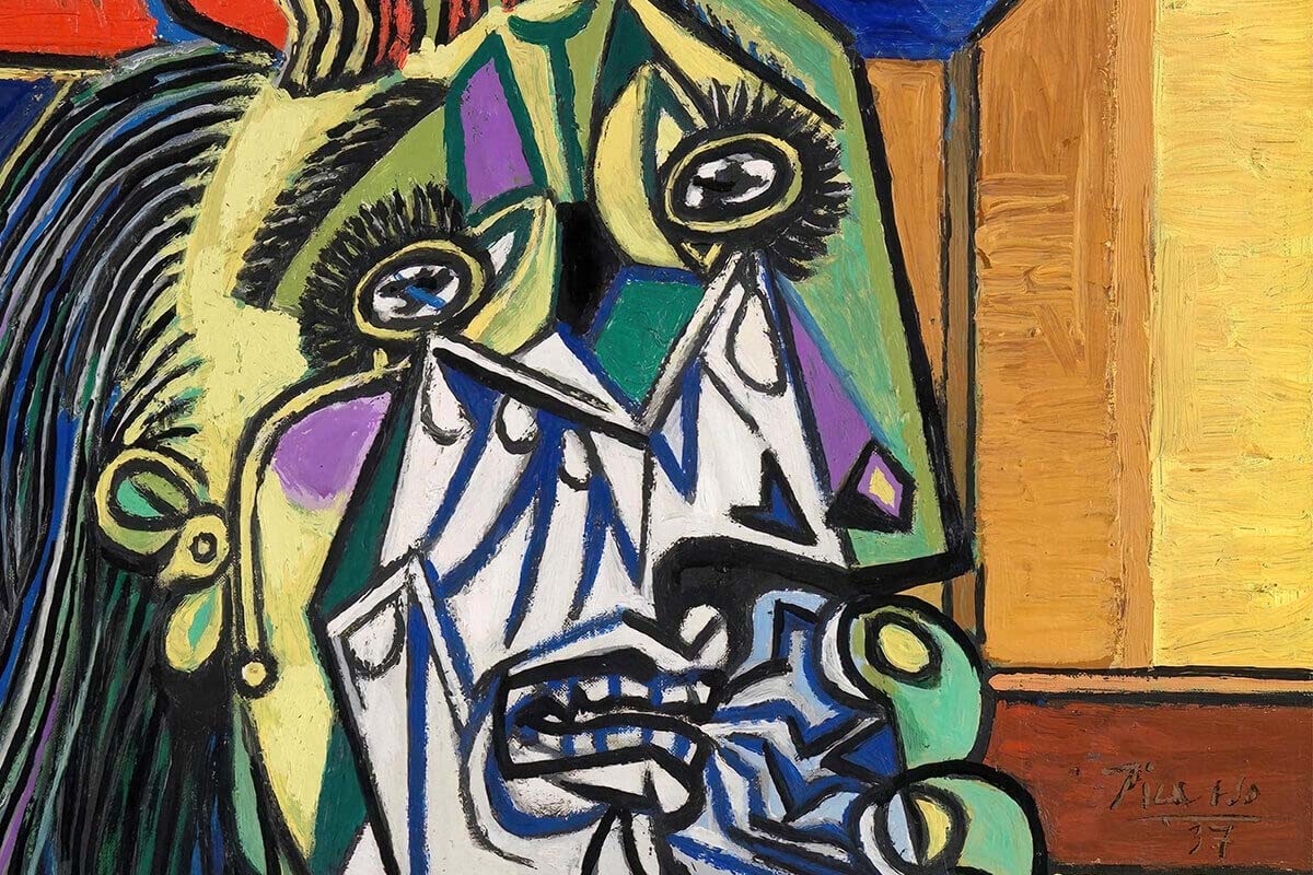 Pablo Picasso : Ağlayan Kadın Tablosu