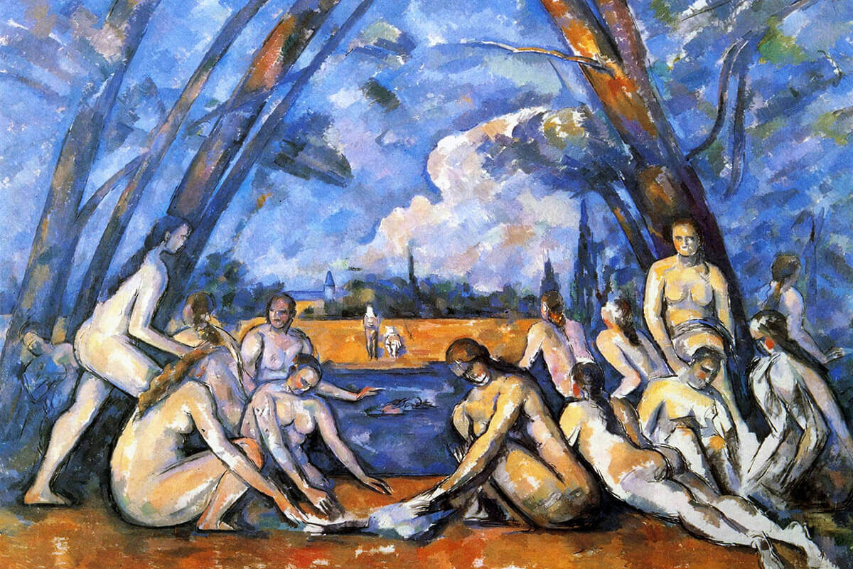 Paul Cezanne - Yıkananlar Tablosu
