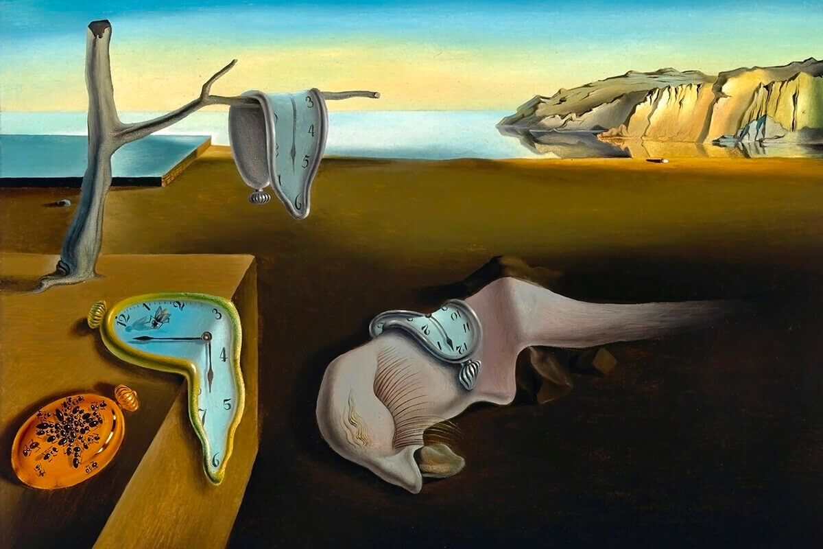 Salvador Dali Belleğin Azmi Tablosu - La Persistencia de la Memoria