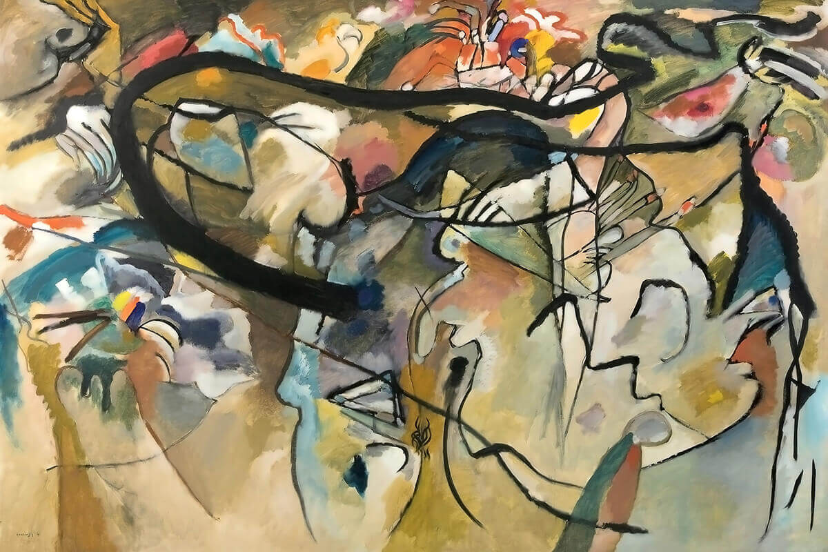 Wassily Kandinsky - Composition V Tablosu