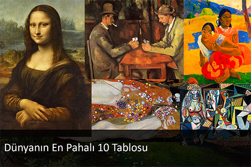 Dünyanın En Pahalı 10 Tablosu Dünyanın En Pahalı 10 Tablosu