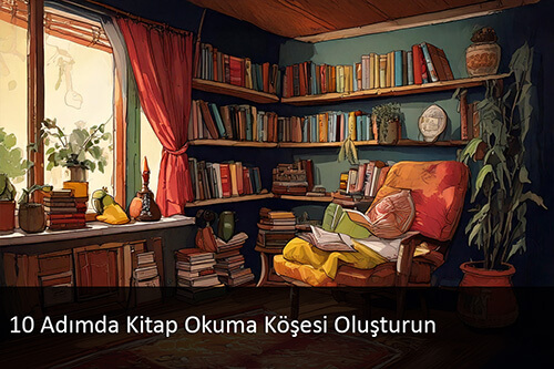 10 Adımda Kitap Okuma Köşesi Oluşturun 10 Adımda Kitap Okuma Köşesi Oluşturun